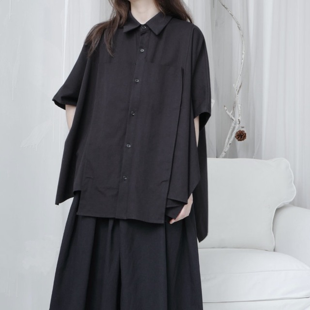 天使と悪魔 サブカル系 モード服 ポンチョ シャツ ゆったり 無地 ストリート系 スタイリッシュ クール 大人きれいめ おしゃれ モード服 10代 代 天使と悪魔 サブカル系ファッション Seasonz 天使と悪魔 サブカル系 モード服 ポンチョ シャツ ゆったり 無地 ストリート系 スタイリッシュ クール 大人きれいめ おしゃれ モード服 10代 代 天使と悪魔 サブカル系ファッション Seasonz