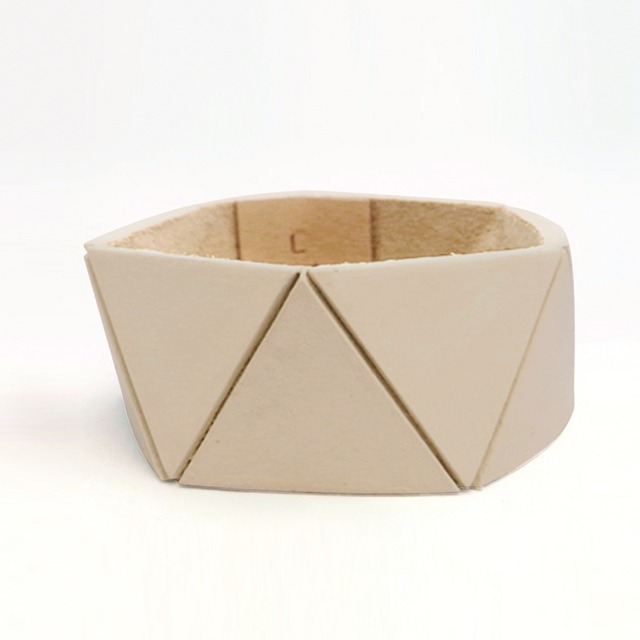 幾何学レザー　Lauren Manoogian　BRACELET〈 Slim 〉