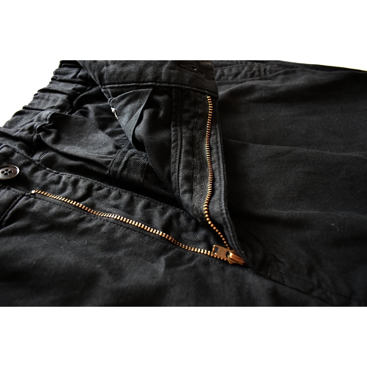SAGE DE CRET / CO/LI BACK SATIN ONE-TUCK WIDE PANTS / バックサテン