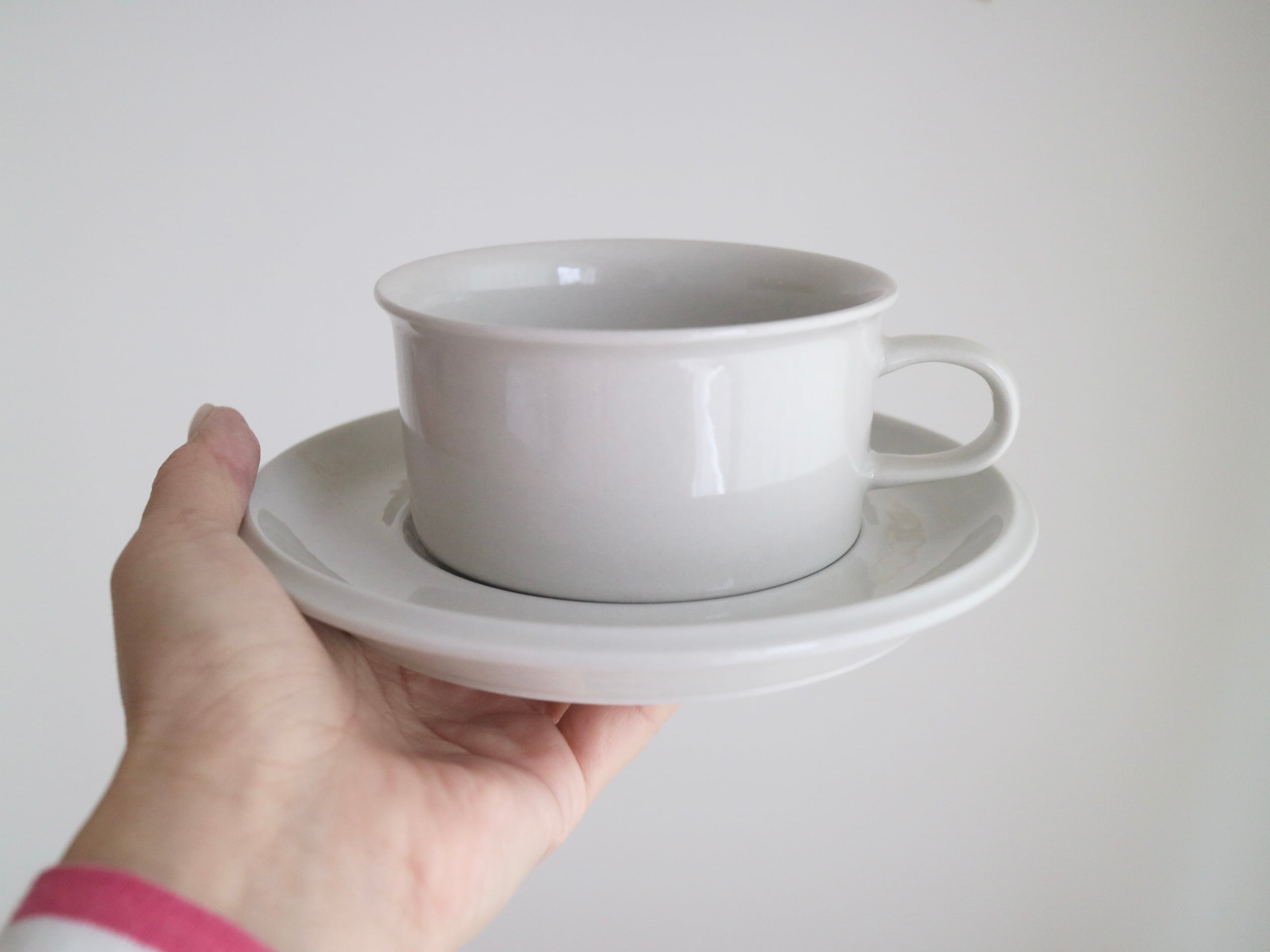 レア】ARABIA / ティーカップ＆ソーサー 無地 柄無し No.5175 | Taloni