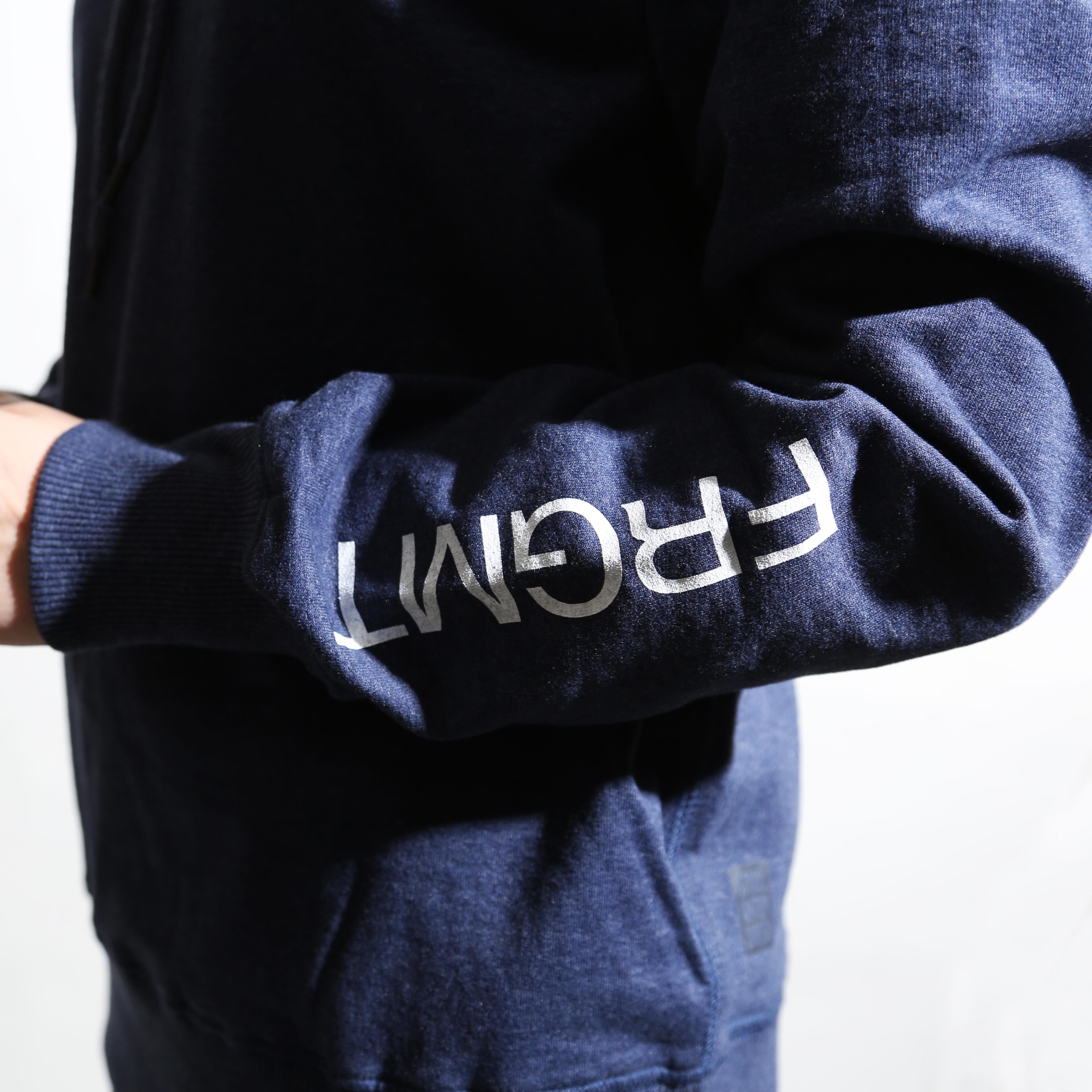 極少数枚数限定カラー moderno×FRAGMENT フーディー（杢ネイビー
