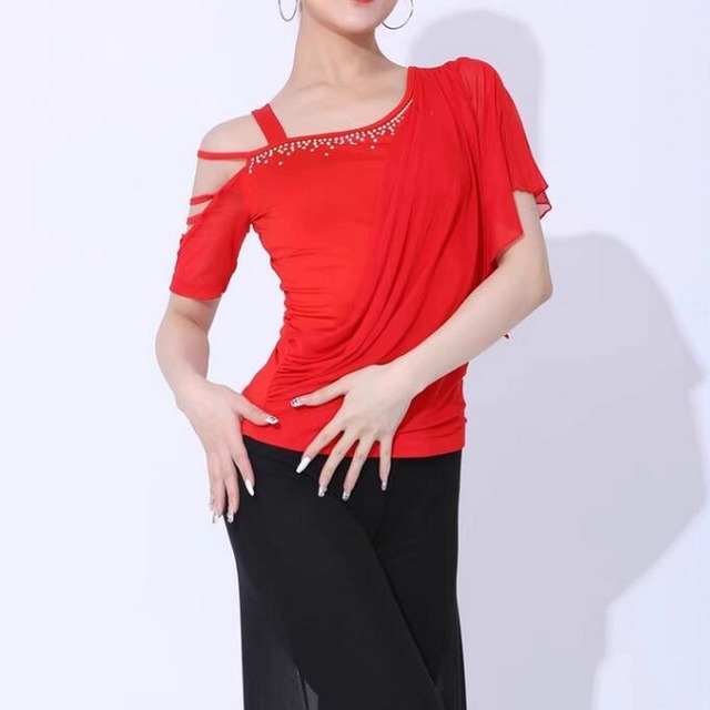 シアースリーブデザイン　ブラックダンスドレス　(４XLまであり）