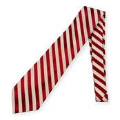 Brooks Brothers ブルックスブラザーズ レジメンタル ネクタイ /レッド×ホワイト/アメリカ製/米国製/シルク×コットン