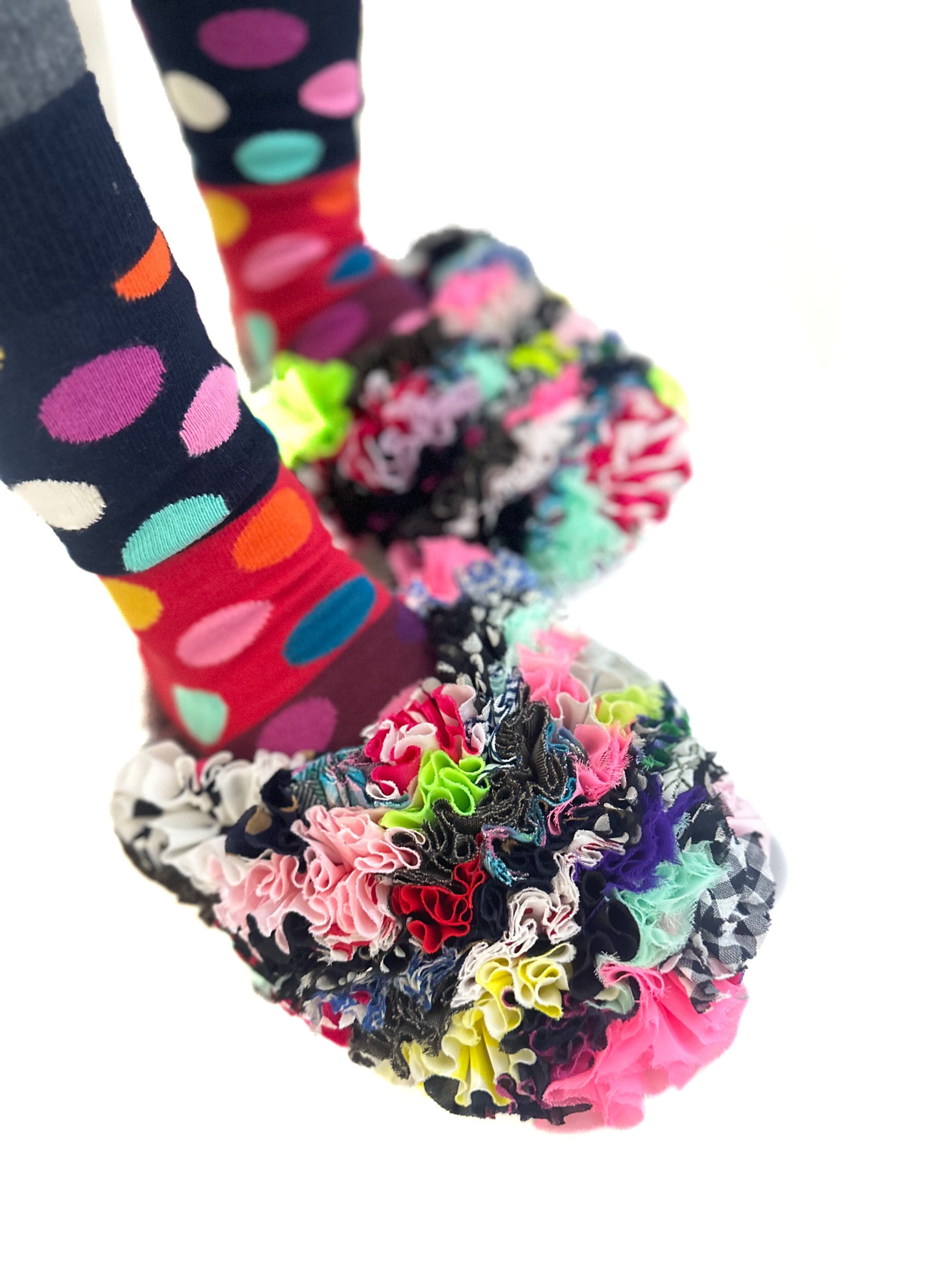 パッチワークバッグ ショルダー＃カラフルフリルミックス | a Linden