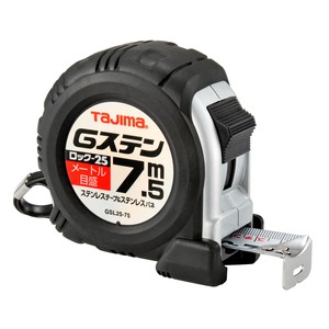 【在庫のみ】タジマ(Tajima) コンベックス ステンレステープ7.5m×25mm Gステンロック25 GSL2575BL