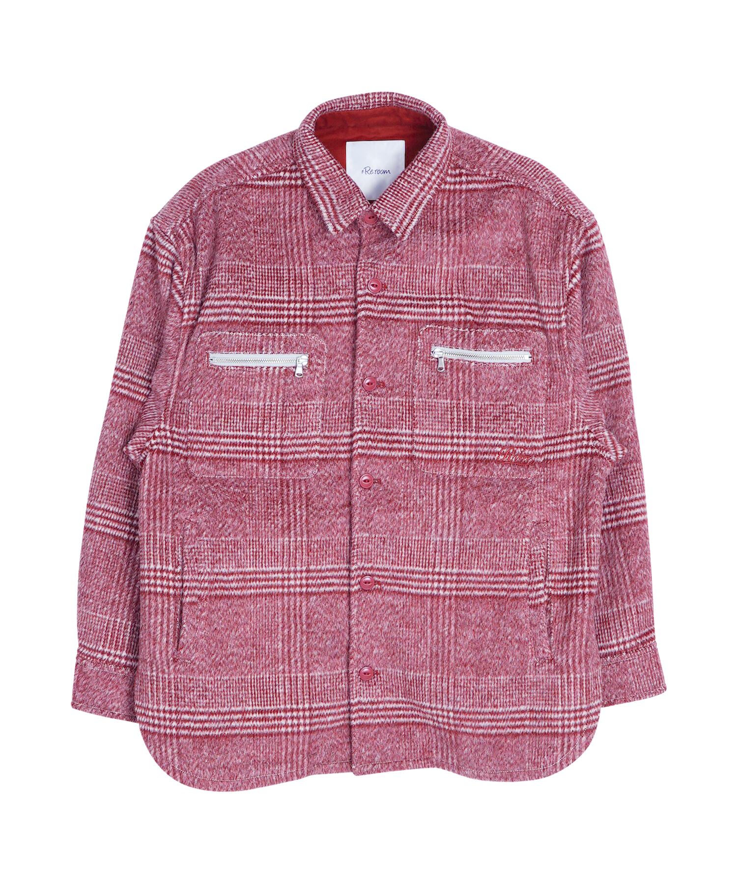 Re:room】WOOL CHECK BIG SHIRTS JACKET［REJ127］ | #Re:room（リルーム）
