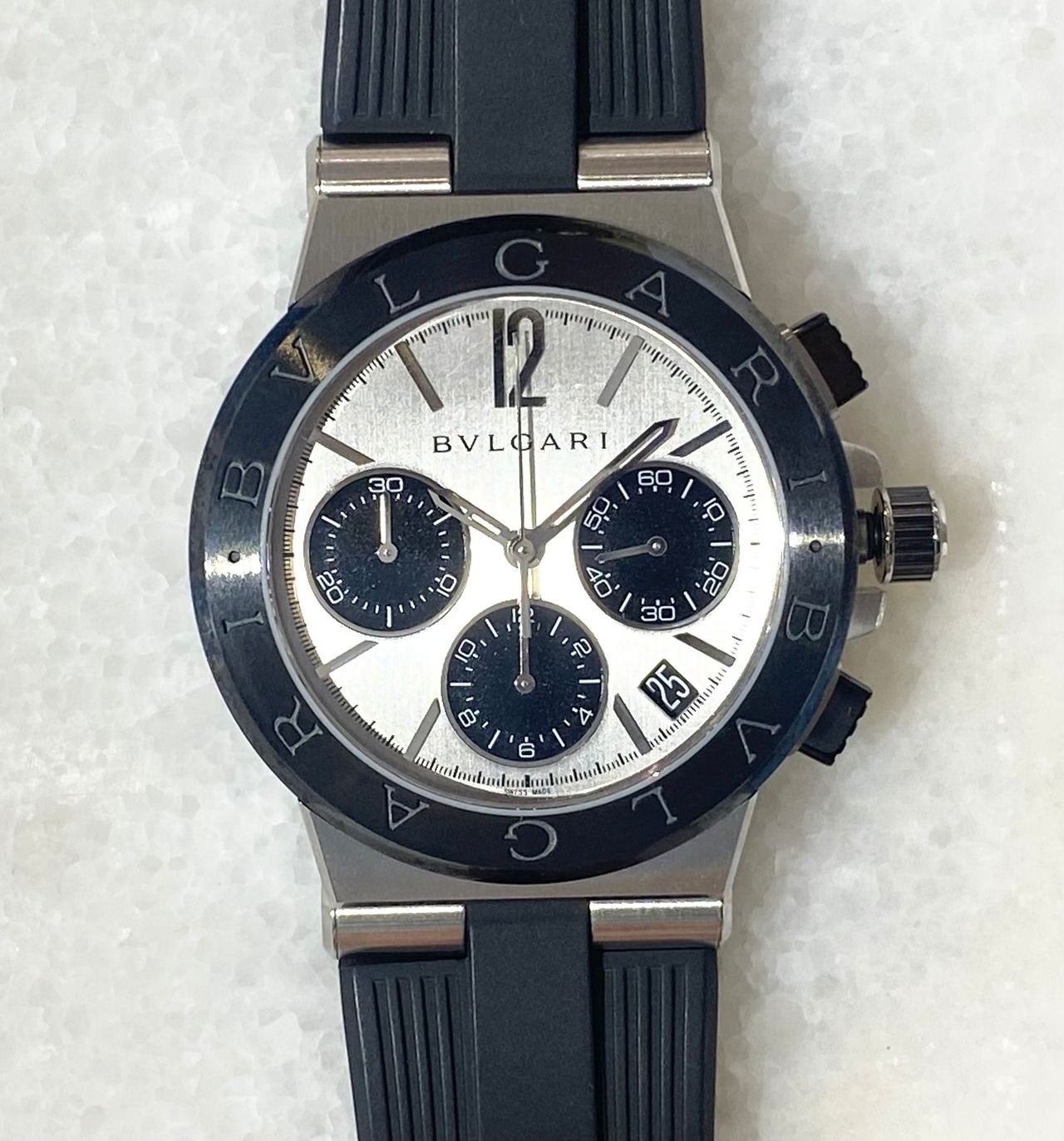 BVLGARI ブルガリ メンズ 腕時計 ディアゴノ セラミック DG37C6SCVDCH