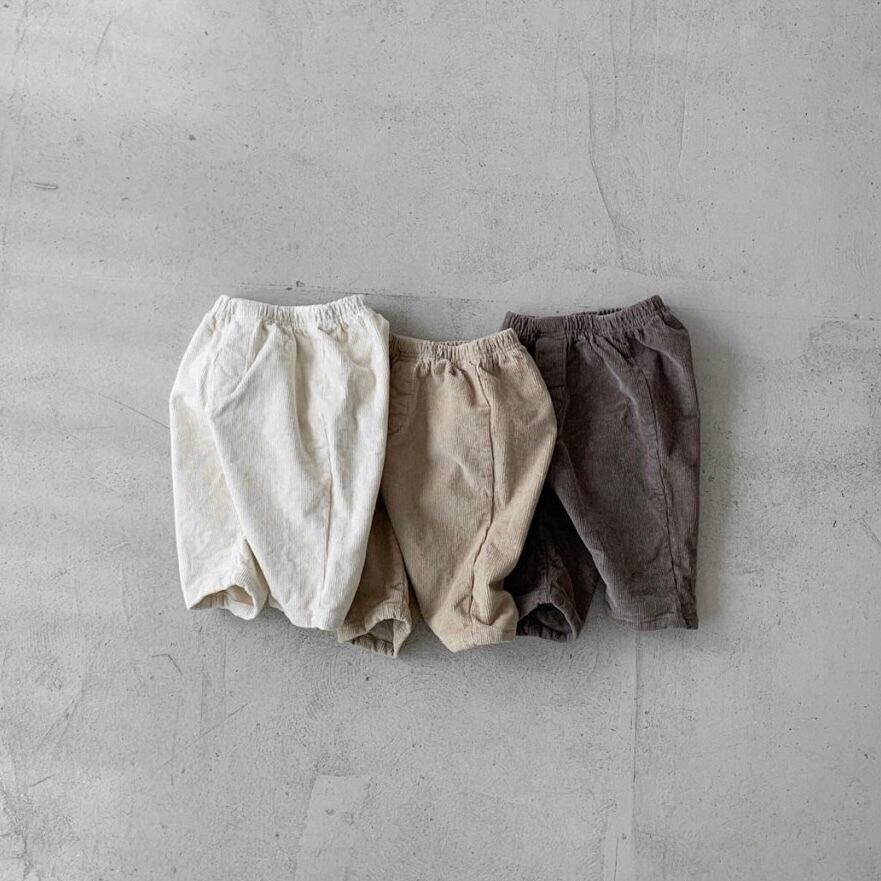 裏起毛コーデュロイパンツ2