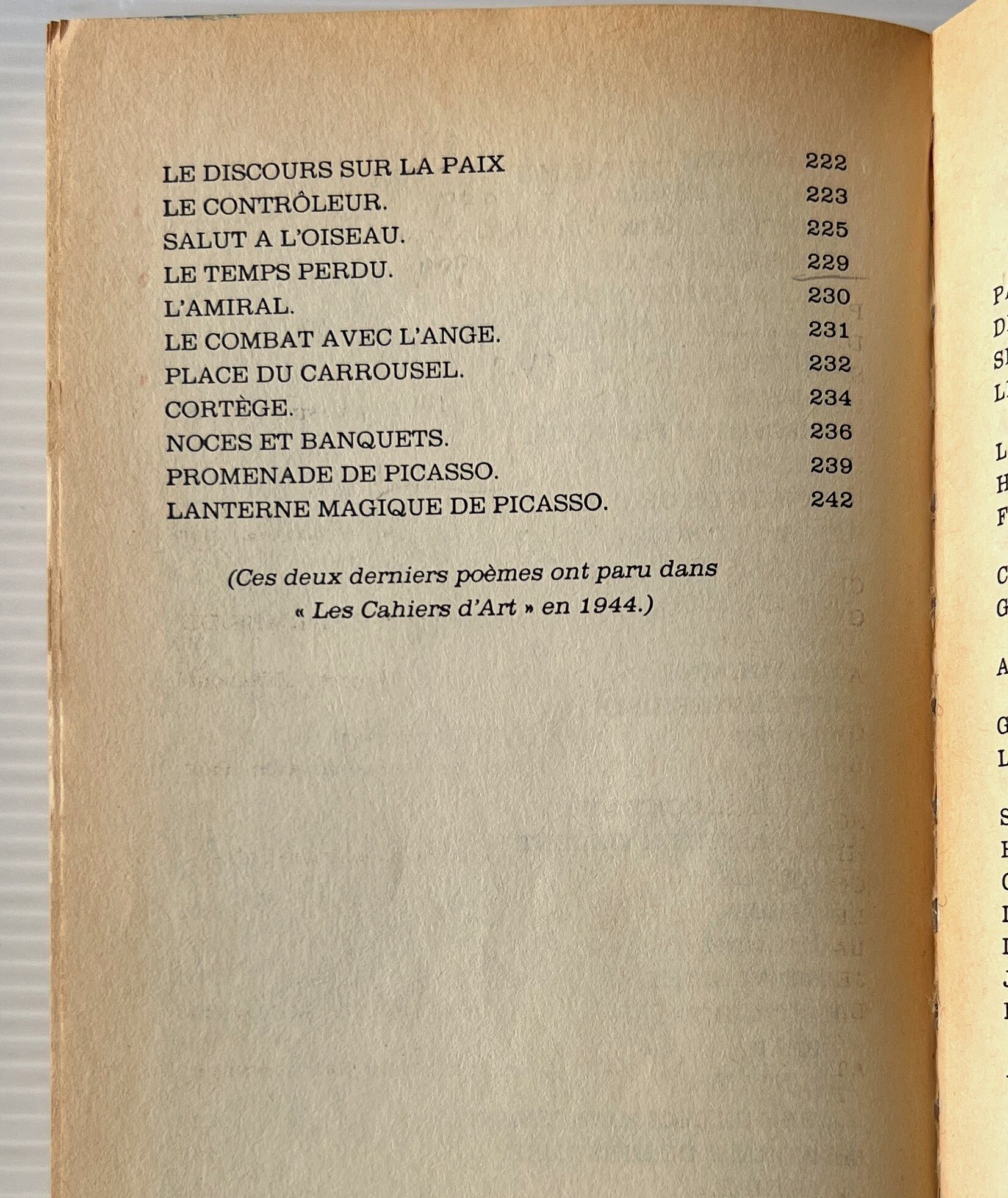 Paroles <Collection Folio> ことばたち / Jacques Prevert ジャック・プレヴェール / Gallimard