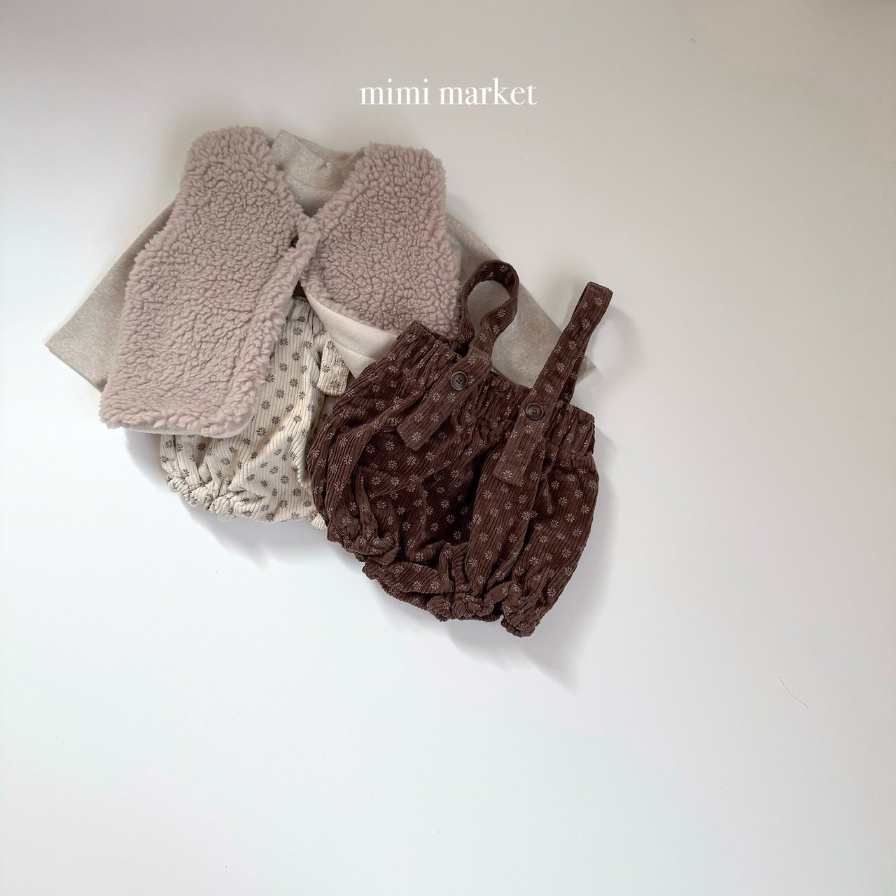 ミミマーケット / mimimarket / エランバルーンサロペット / 韓国子供服 / キッズ / 26winter〖取寄〗*S~L*