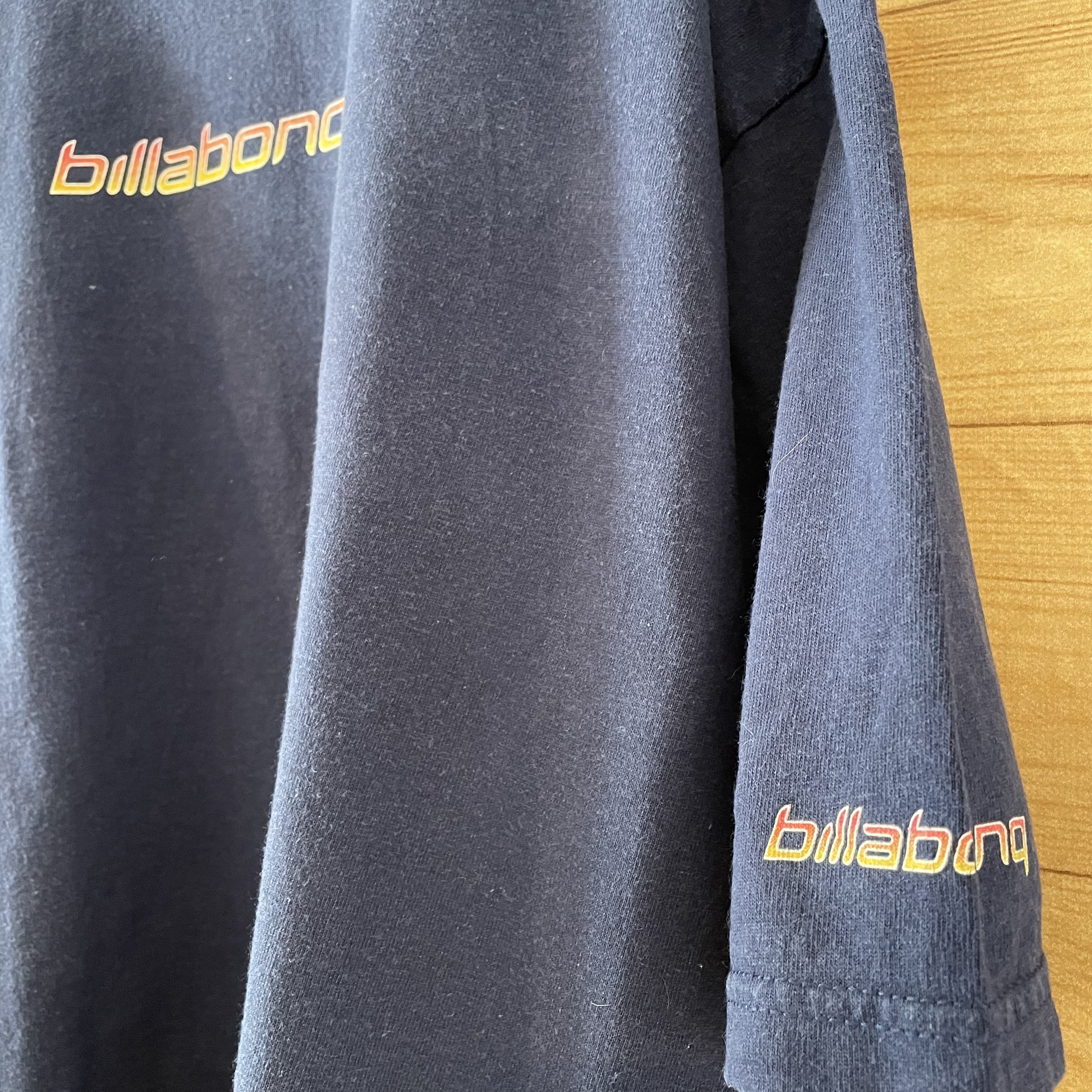 【billabong】袖 胸 バックプリント Tシャツ ロゴ XL ビッグサイズ サーフィン ビラボン US古着 アメリカ古着