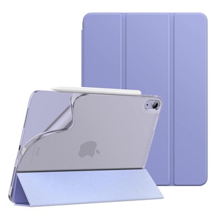 【新着特価】iPad Air 11インチ 第7世代/第6世代 ケース 2025/2024 Dadanism iPadAir 11 M3/M2 2025年新モデル iPad Air 5 Air 4 10.9インチ カバー Air 11インチ/第5世代 第4代 ケース オートスリープ PencilPro/第2世代ワイヤレス充電 PU+TPU 三つ折り スタンド 半透明 ソフト ラベンダー