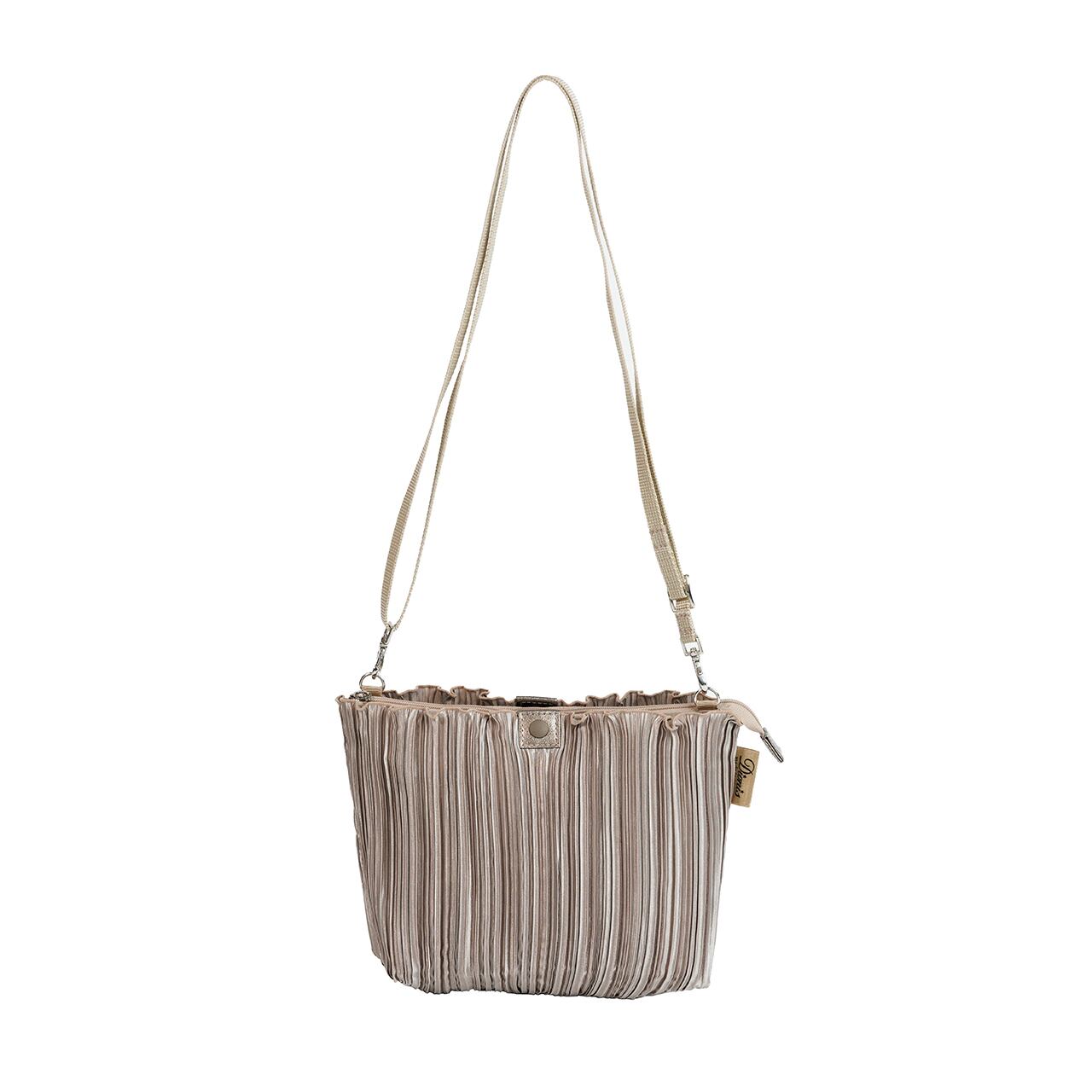 カラフルプリーツ2WAYショルダーバッグ(DSP-S861)#55マッシュルーム