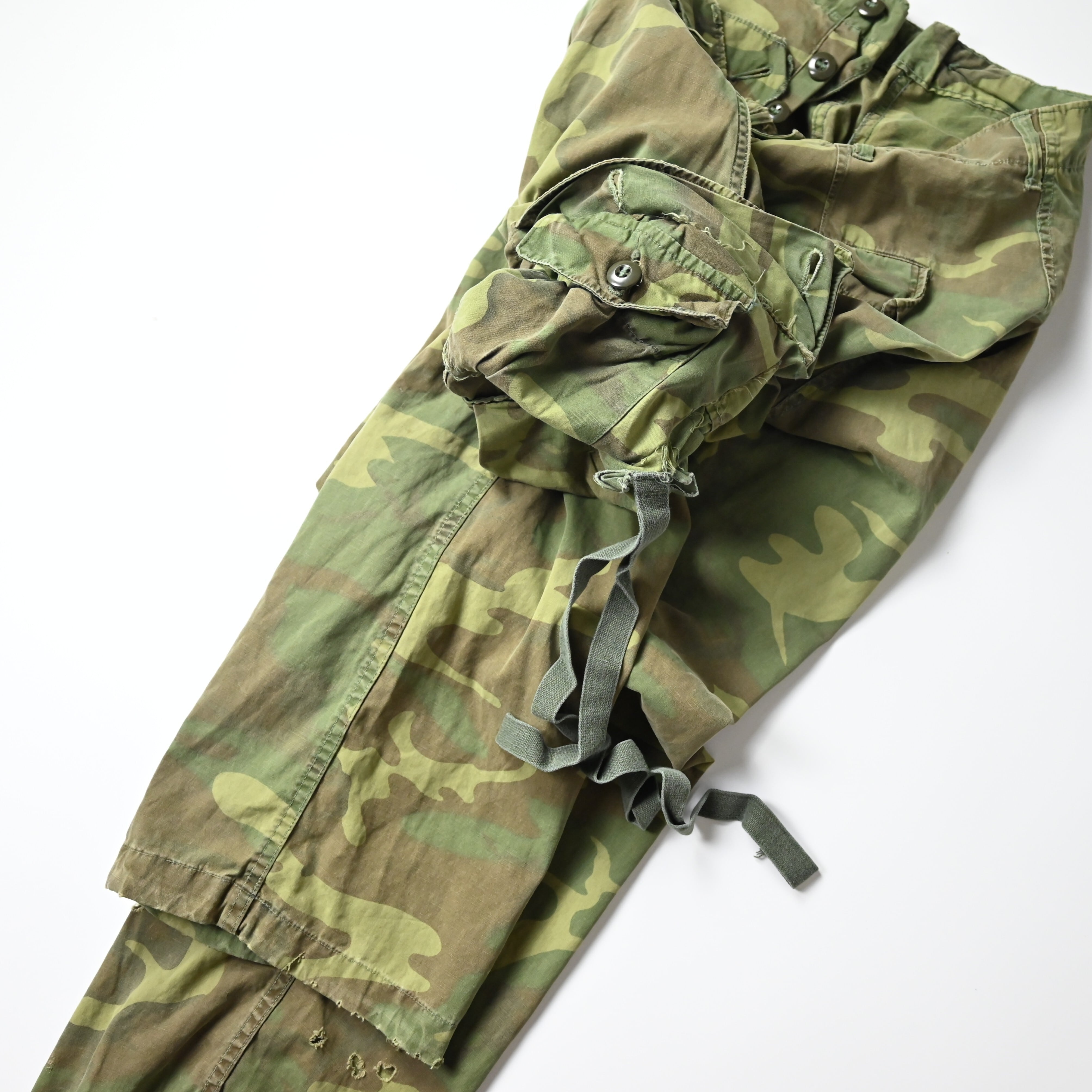 60's U.S ARMY ERDL Jungle Fatigue Pants 2nd Non-rip | GANKO