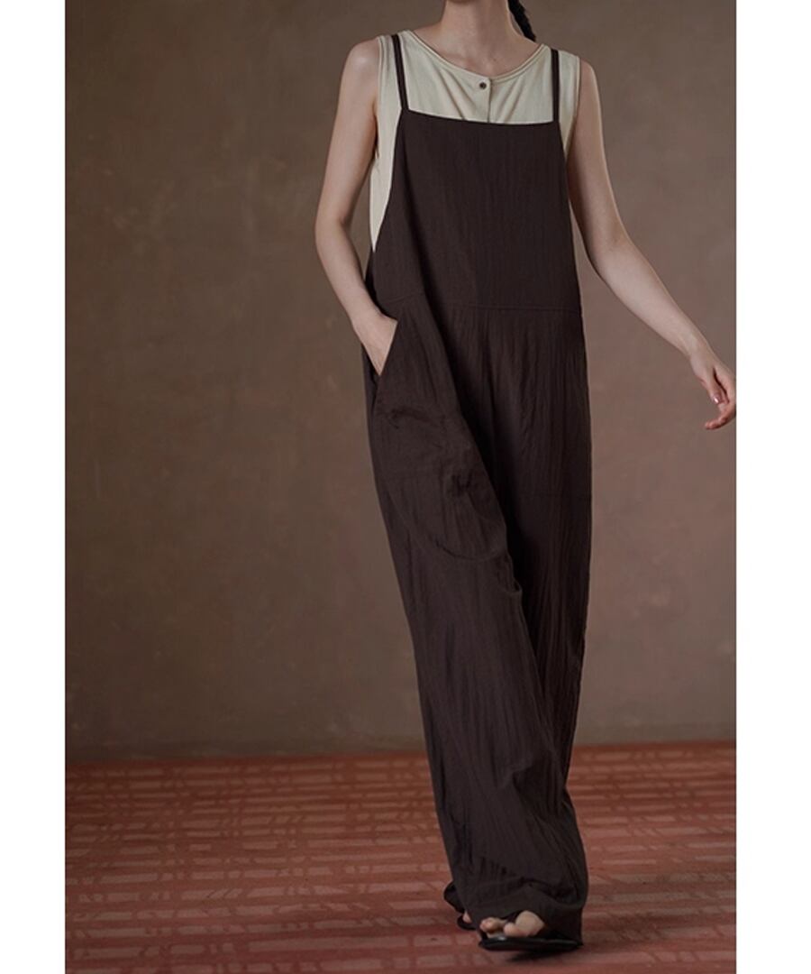 ゆったりサロペット【p-20189】