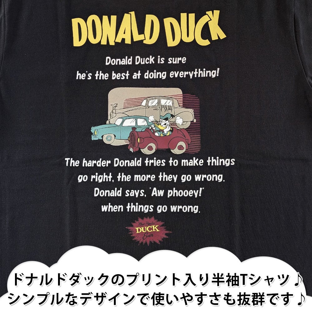 ディズニー 半袖 Tシャツ メンズ ドナルド ダック Disney グッズ 6277