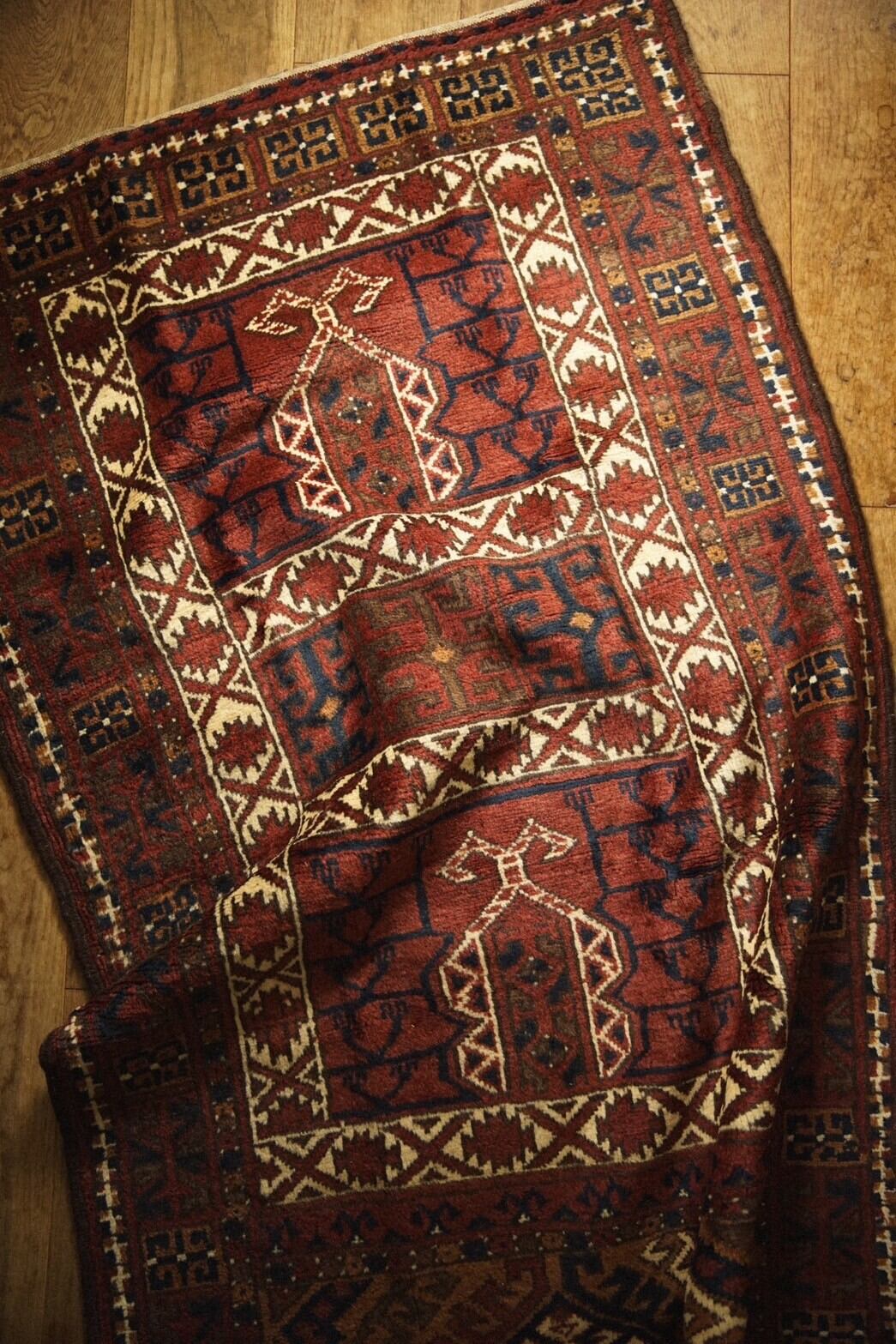 342-Vintage Turkmen rug