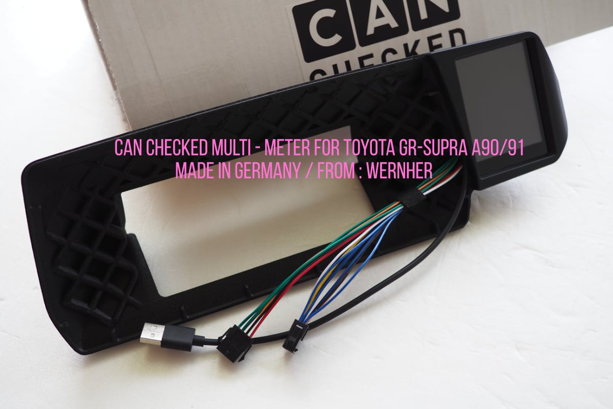 CAN CHECKED マルチメーターGR-SUPRA A90&A91 | WERNHER WEB SHOP