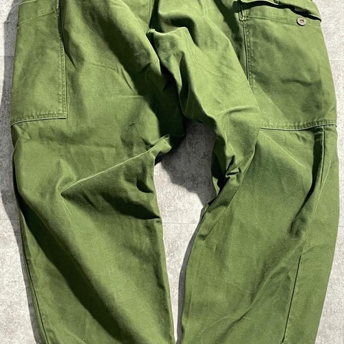 60-80s スウェーデン軍 実物 M-59 フィールドパンツ C50 w28 詳細写真16