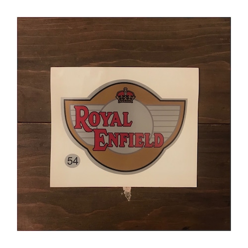 Royal Enfield / Winged & Shaped Stickers #124