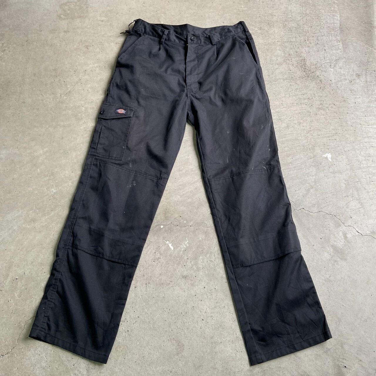 Dickies ディッキーズ ダブルニー ワイド ブラック ペインターパンツ 