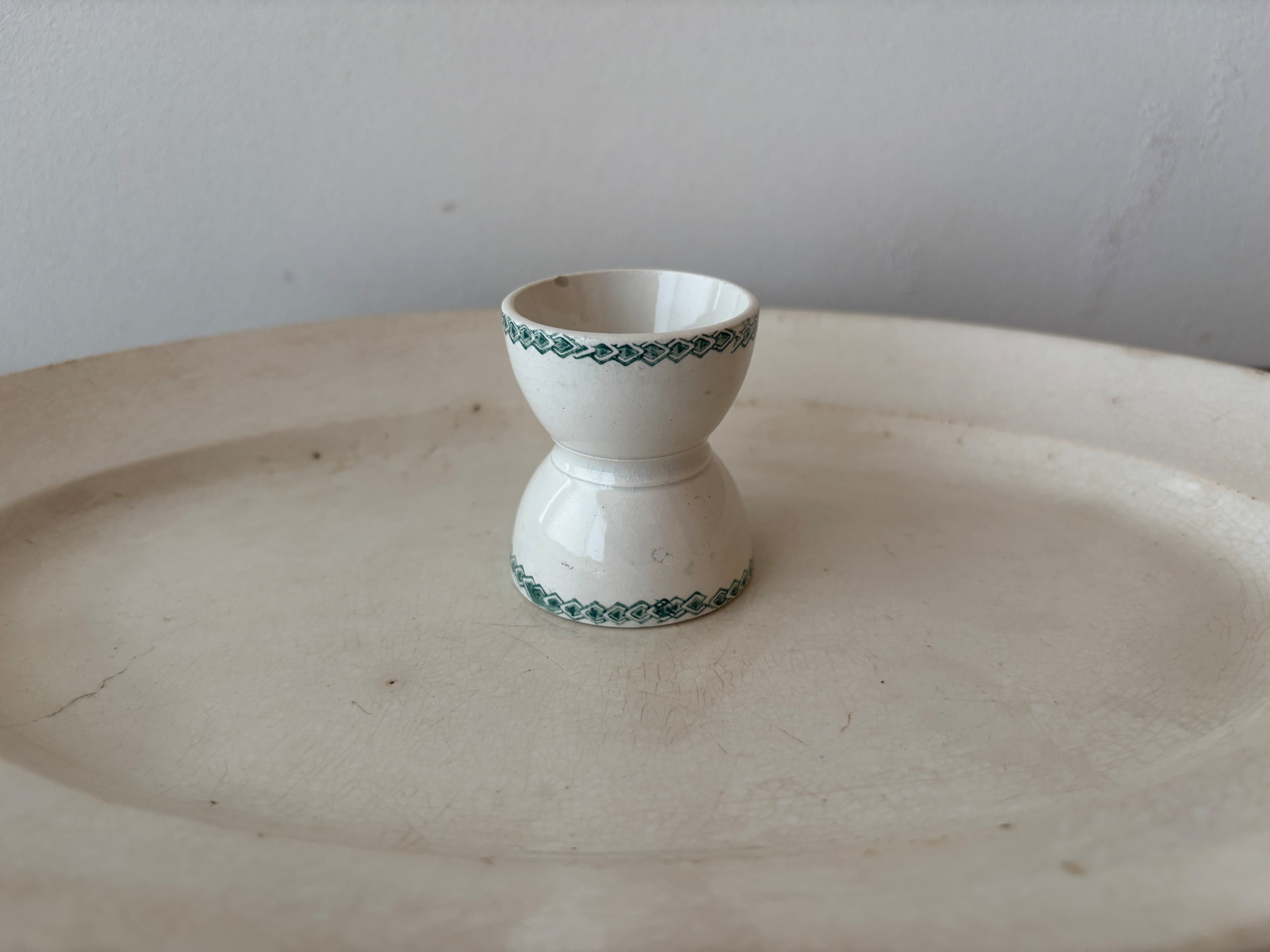 G】フランスアンティーク コクティエ エッグスタンド エッグカップ