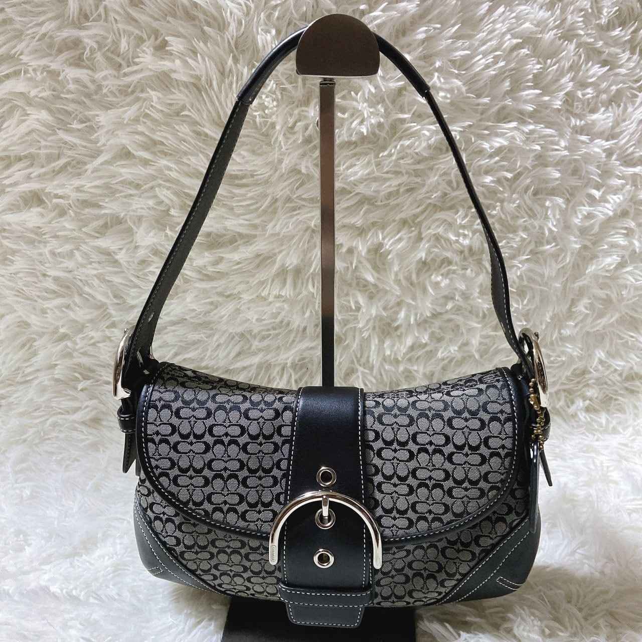 【希少】COACH コーチ ソーホー SOHO ワンショルダー シグネチャー COACH ワンショルダーバッグ SOHO シグネチャー 3628