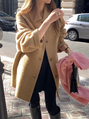 ounce baby alpaca hm half coat