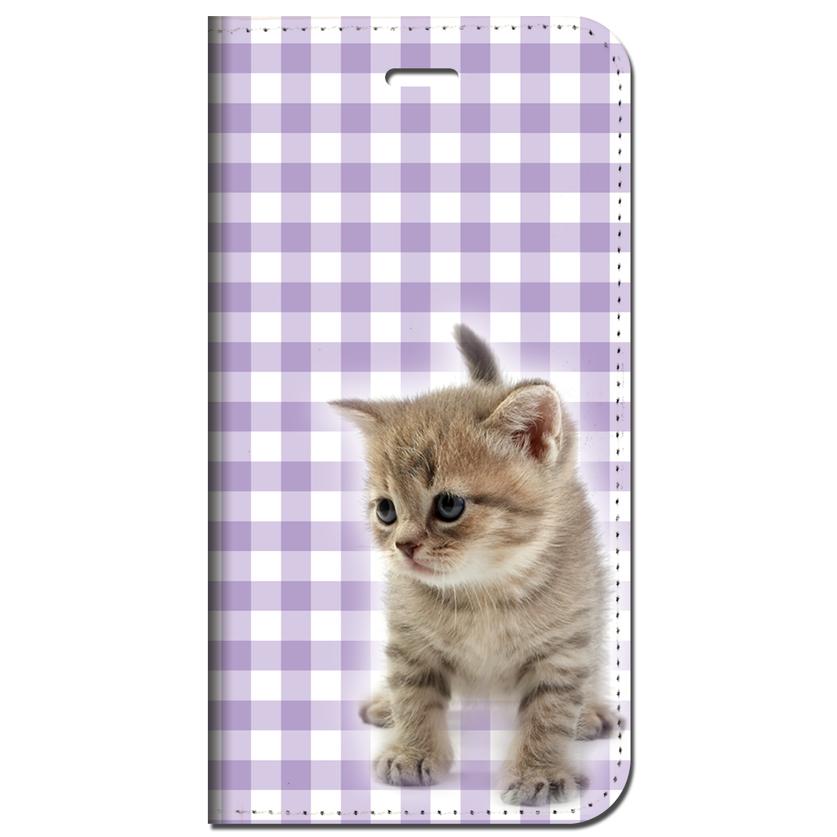 iPhone対応 スマホ 手帳型ケース スコティッシュフォールドパープル 動物 ペット猫 ねこ 【iPhone17 / iPhone16 / iPhone16e / iPhoneSE 他 iPhone各機種対応】 st65