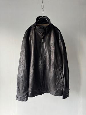 -POLO Ralph Lauren- 90's leather swing top jacket