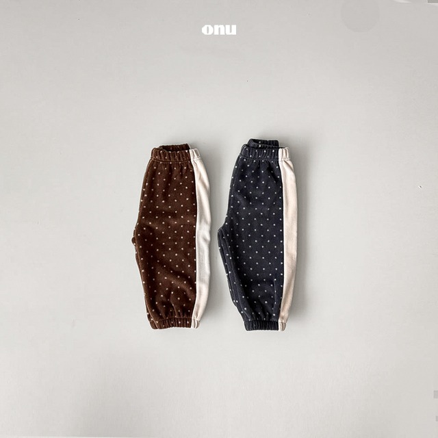 【予約】Half & Half Dot Jogger
