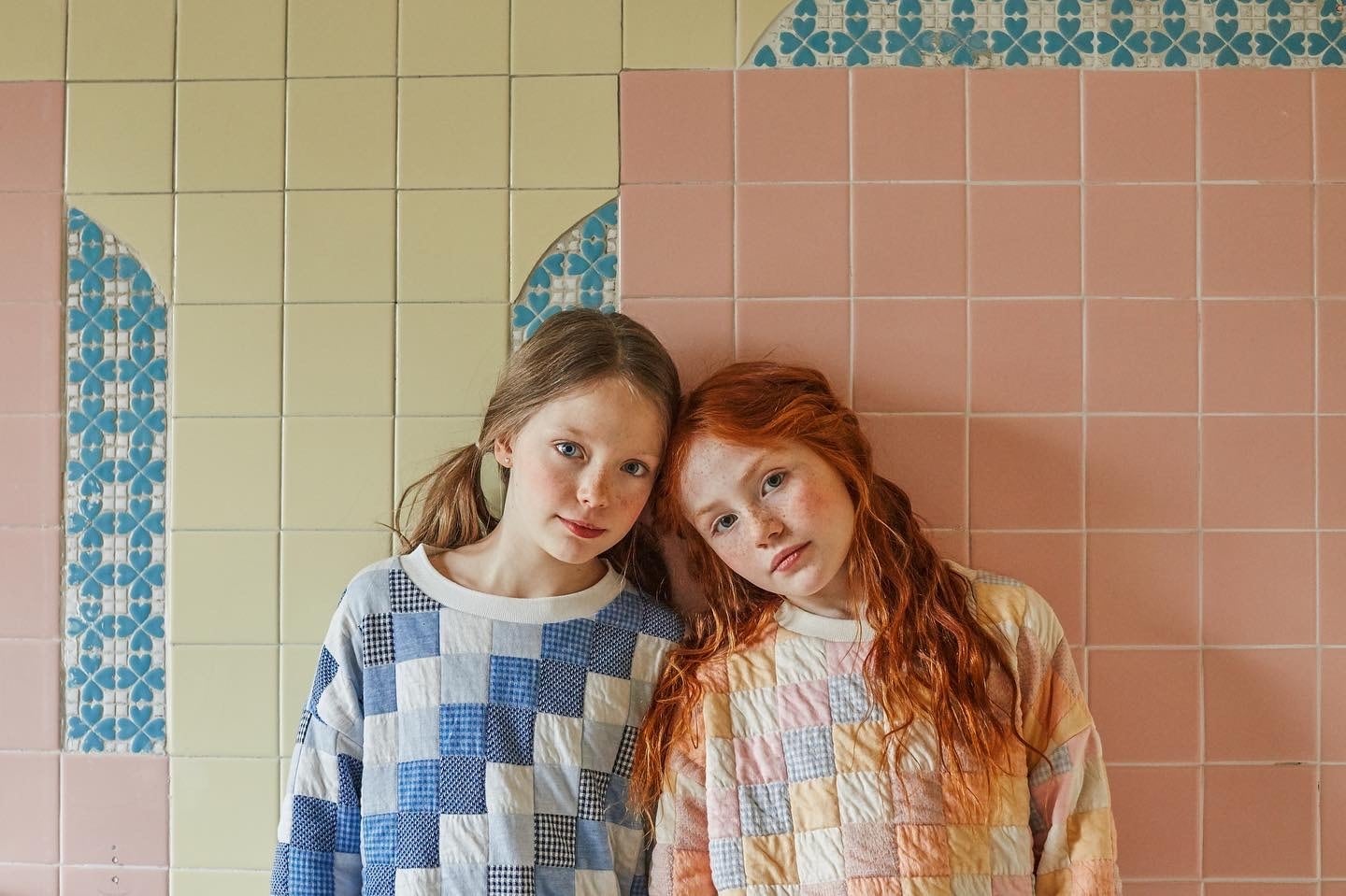 FISH&KIDS 〈patchwork sweater .pink〉 | trava