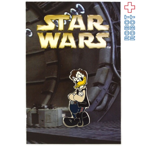 WDW スター・ウォーズ スターツアーズ ピンバッジ コレクション ドナルド as ハン・ソロ