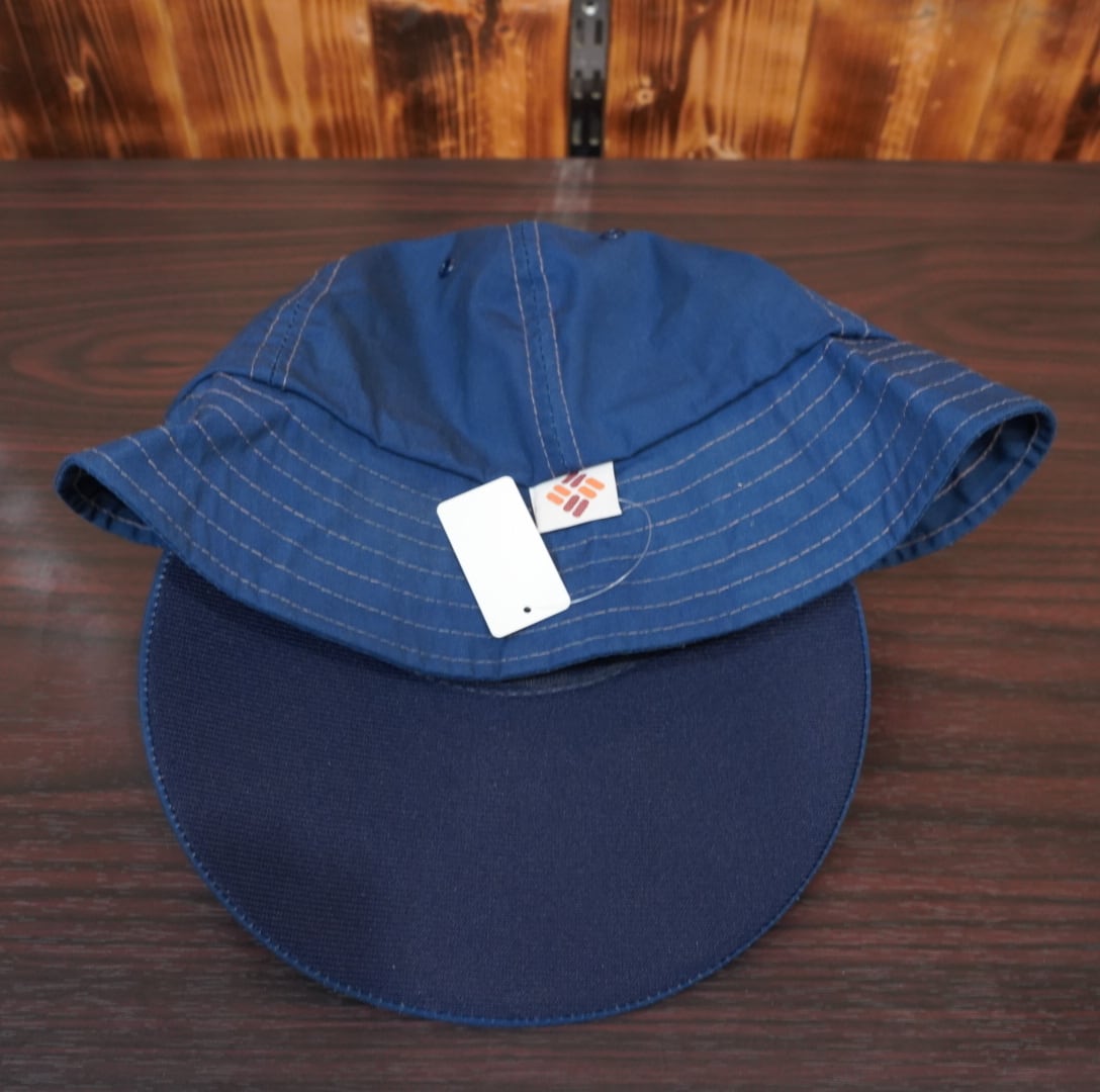 70s80s columbia サンシェード キャップ usa製 M/コロンビア 帽子