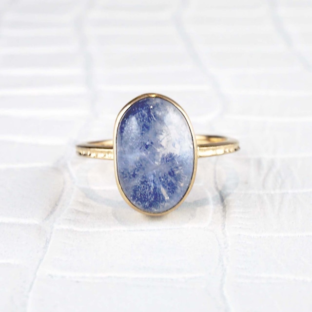One n' Only / Dumortierite in Quartz Ring（CR045-DR）