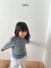 〖取寄〗韓国子供服 / 26winter / Digreen / ミックスタートルネックT / キッズ / 冬服 *S~2XL*