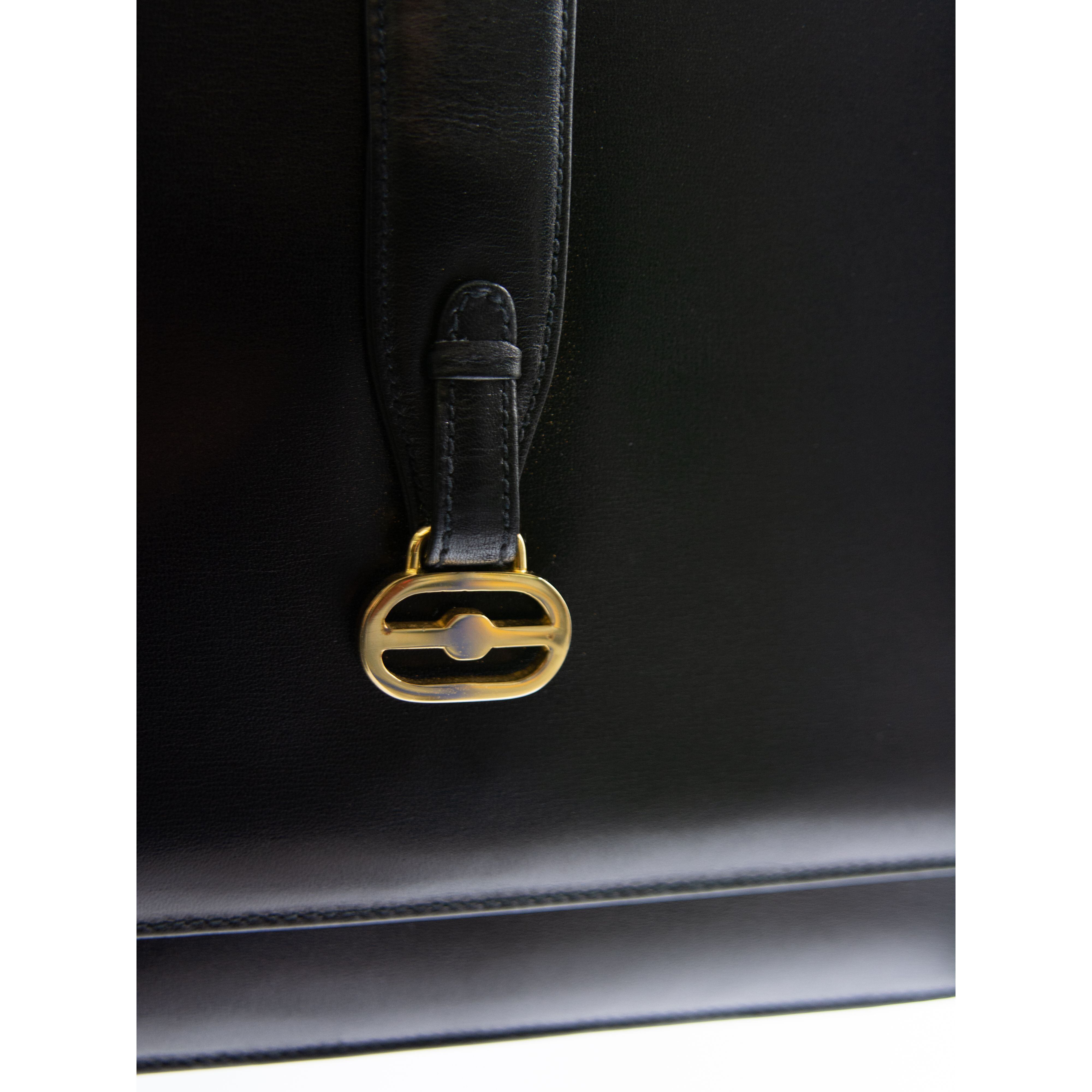 【Made in Italy】70's crossbody leather classic bag（イタリア製 レザークロスボディバッグ ショルダー）11b