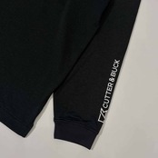 CUTTER & BUCK カッターアンドバック ボーダー ハーフジップ 長袖シャツ カットソー LL/メンズ/ポーツ/ゴルフ