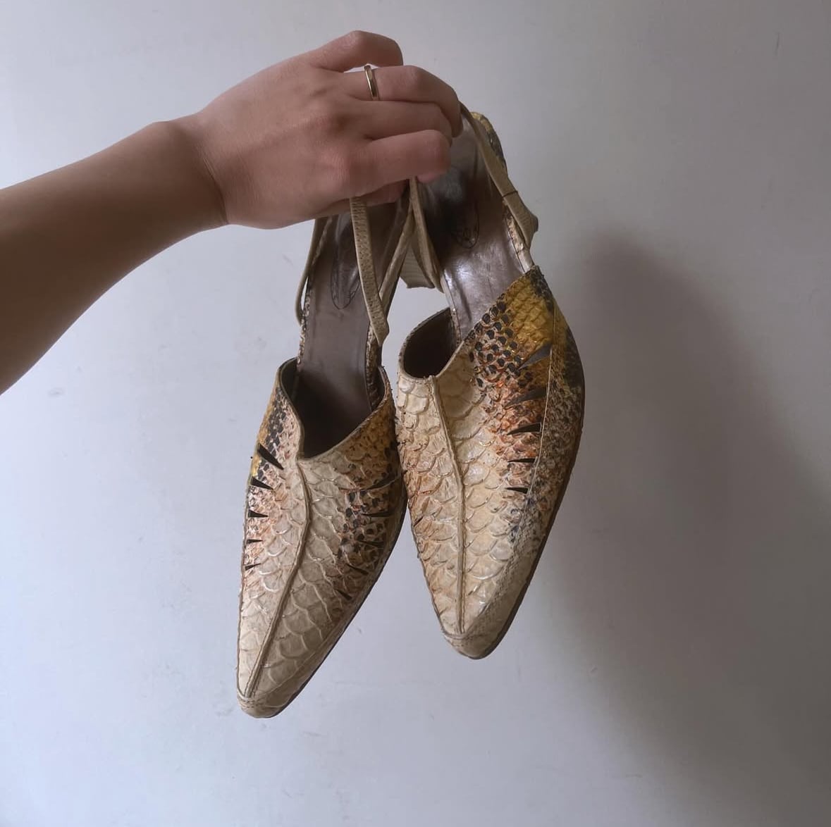 vintage leather mule | KILIG vintage