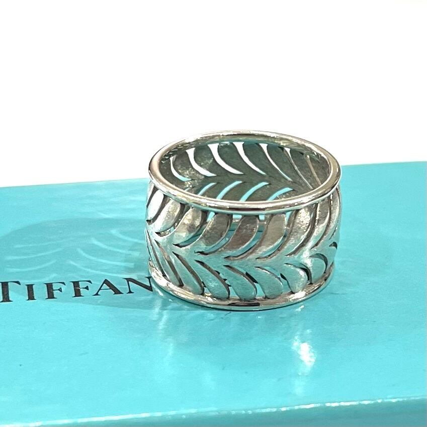 ティファニー ヴィラ パロマ パーム リング　シルバー925 TIFFANY & Co.】【約15号】2855 Villa Paloma Palm リーフリング