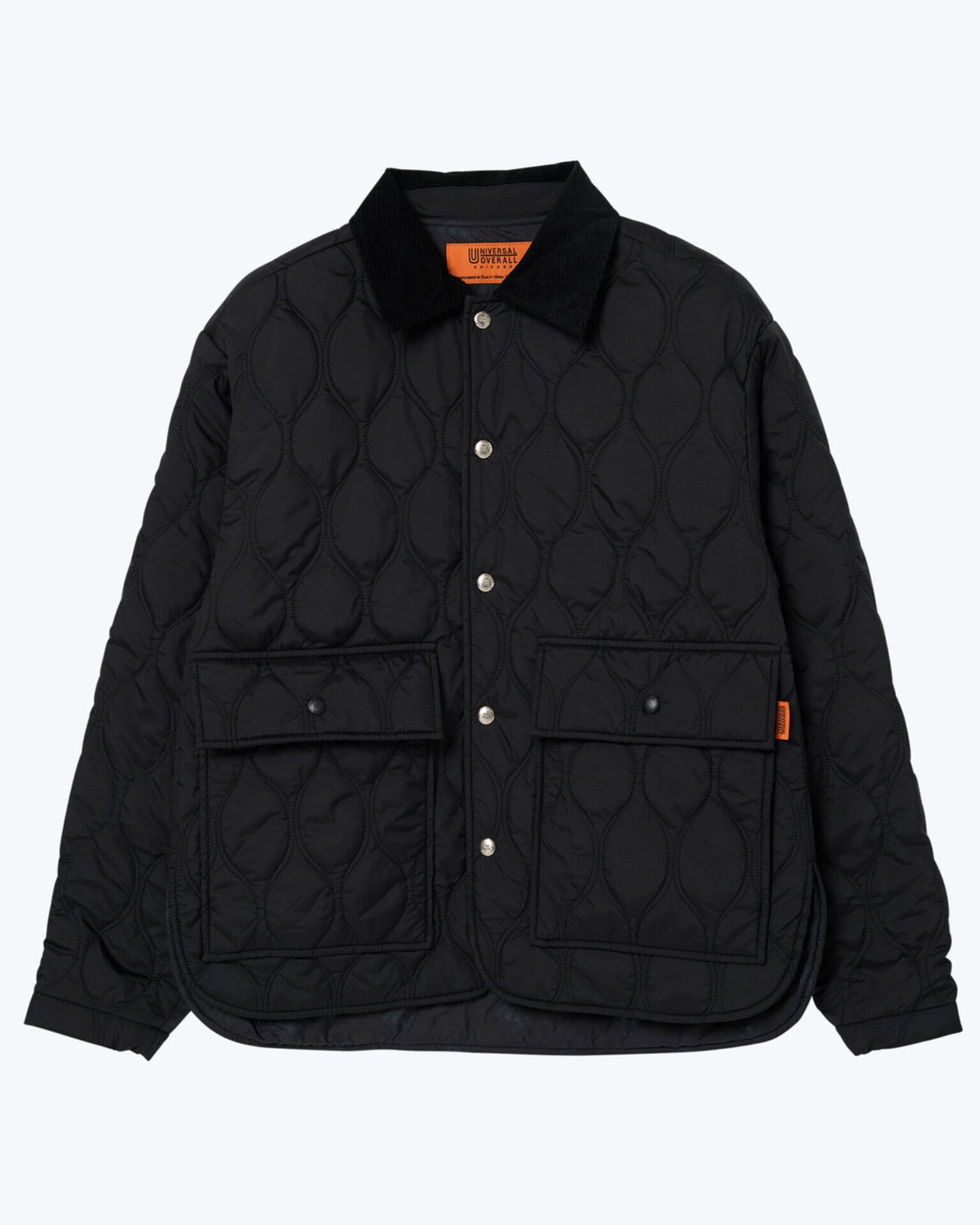 【UNIVERSAL OVERALL】QUILT HALF COAT / BLACK / U2632523
