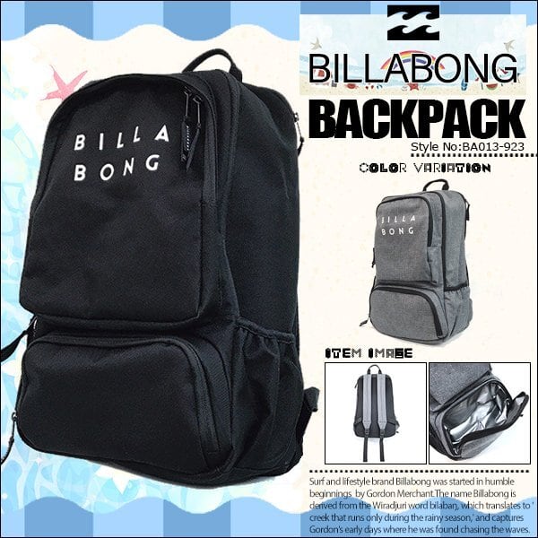 BILLABONG ビラボン DAY BAG バックパック リュック ブラック