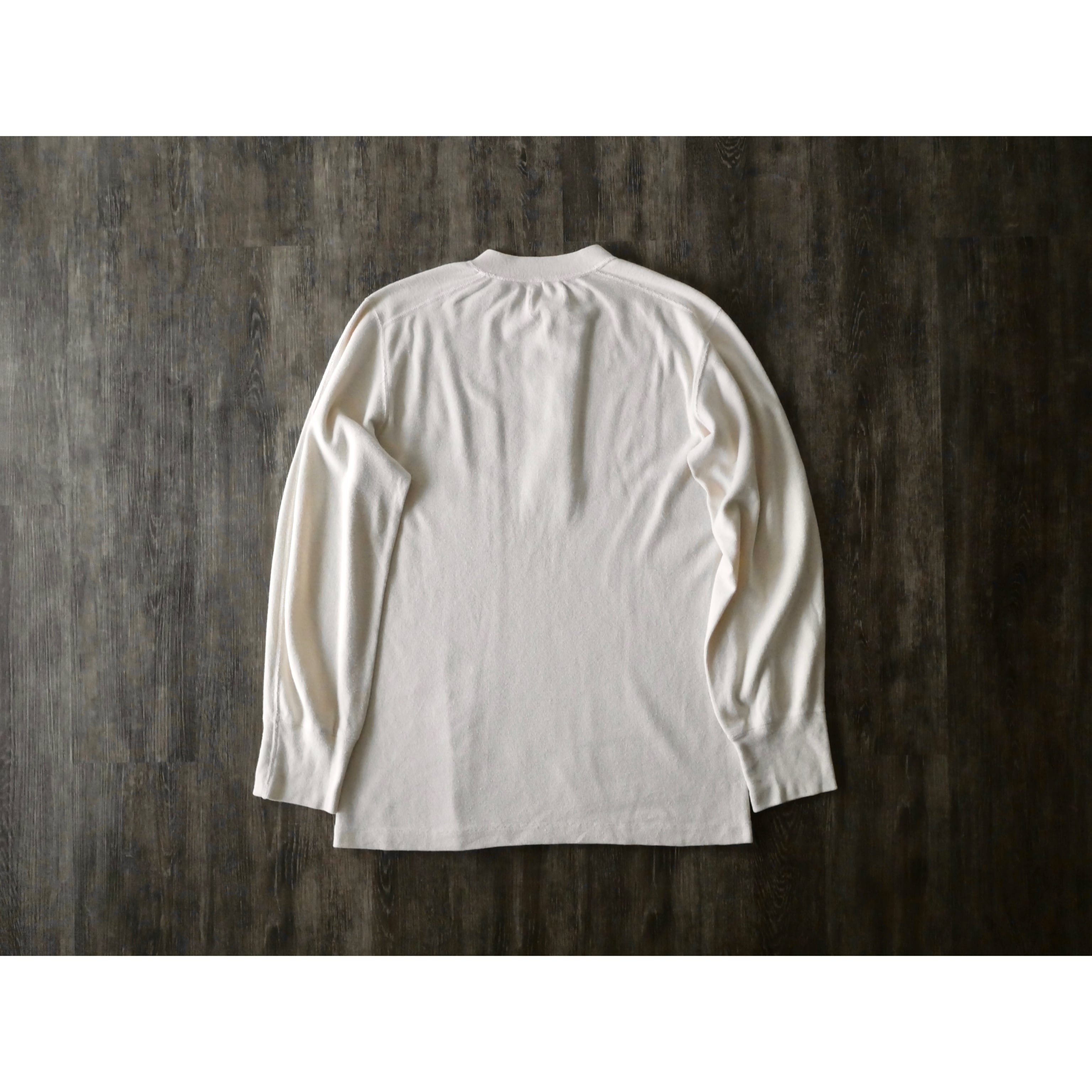 60s-70s usarmy vintage l/s undershirt winter lightweight “Henley