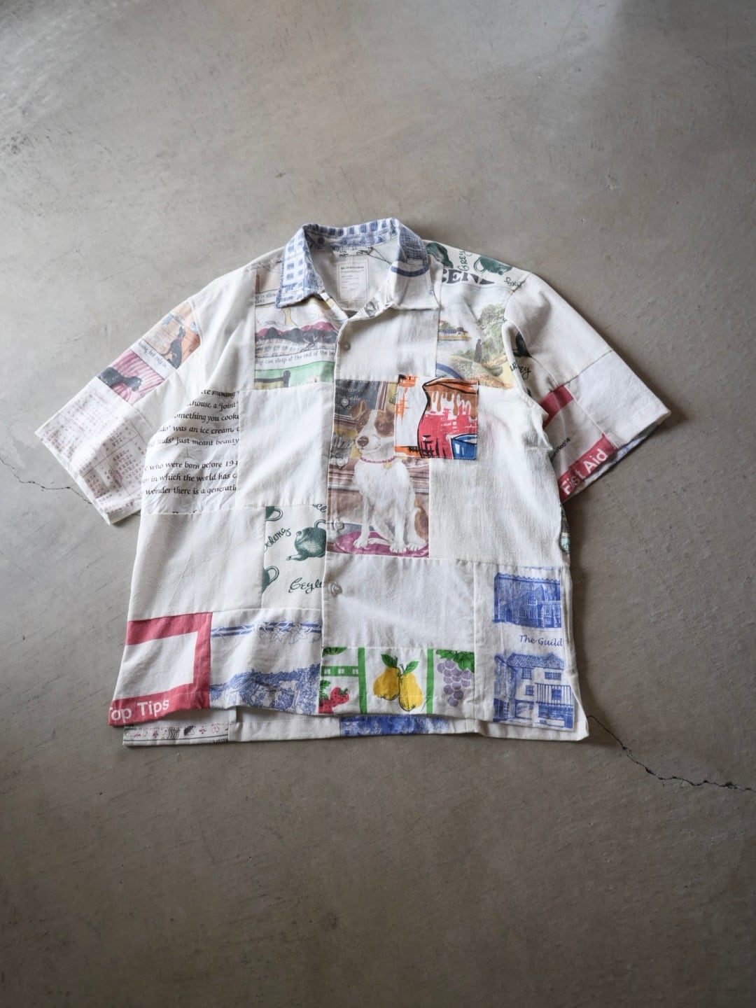 MR.REMAKEMAN ミスターリメイクマン【 hand emboroidery s/s shirt