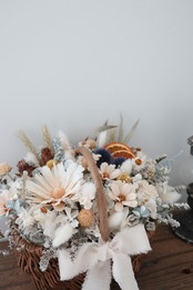 dried flower basket