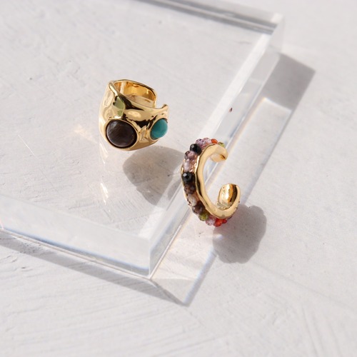 EAR CUFF || 【通常商品】 DAISY EAR CUFF SET C || 2 EAR CUFFS || MIX || FBC021