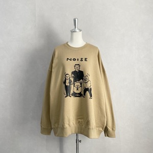 「NOISE」ビッグシルエットスウェット（サンド）【Yuki Horimoto】