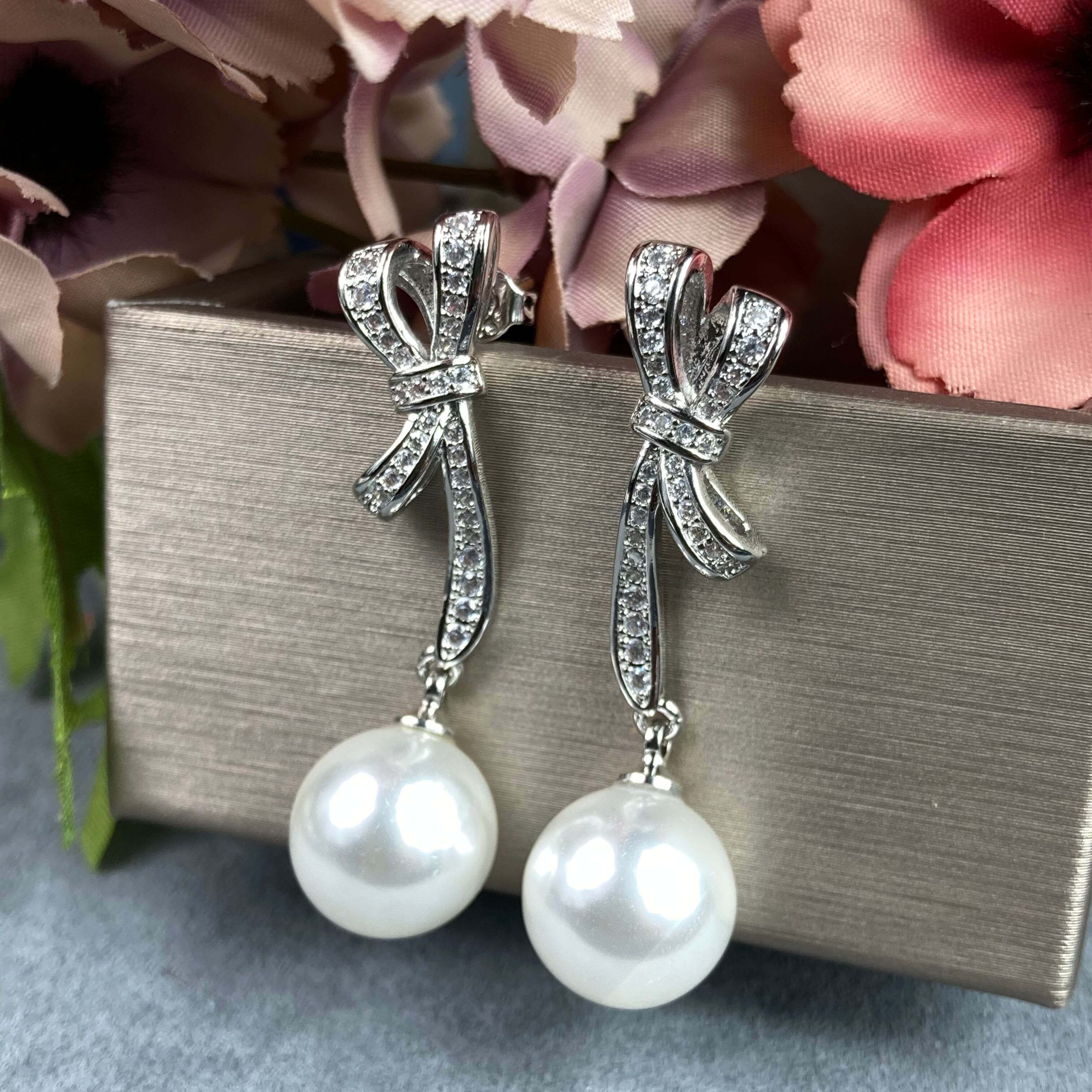 Ribbon tied pierce リボン タイ ピアス | lietoaccessory