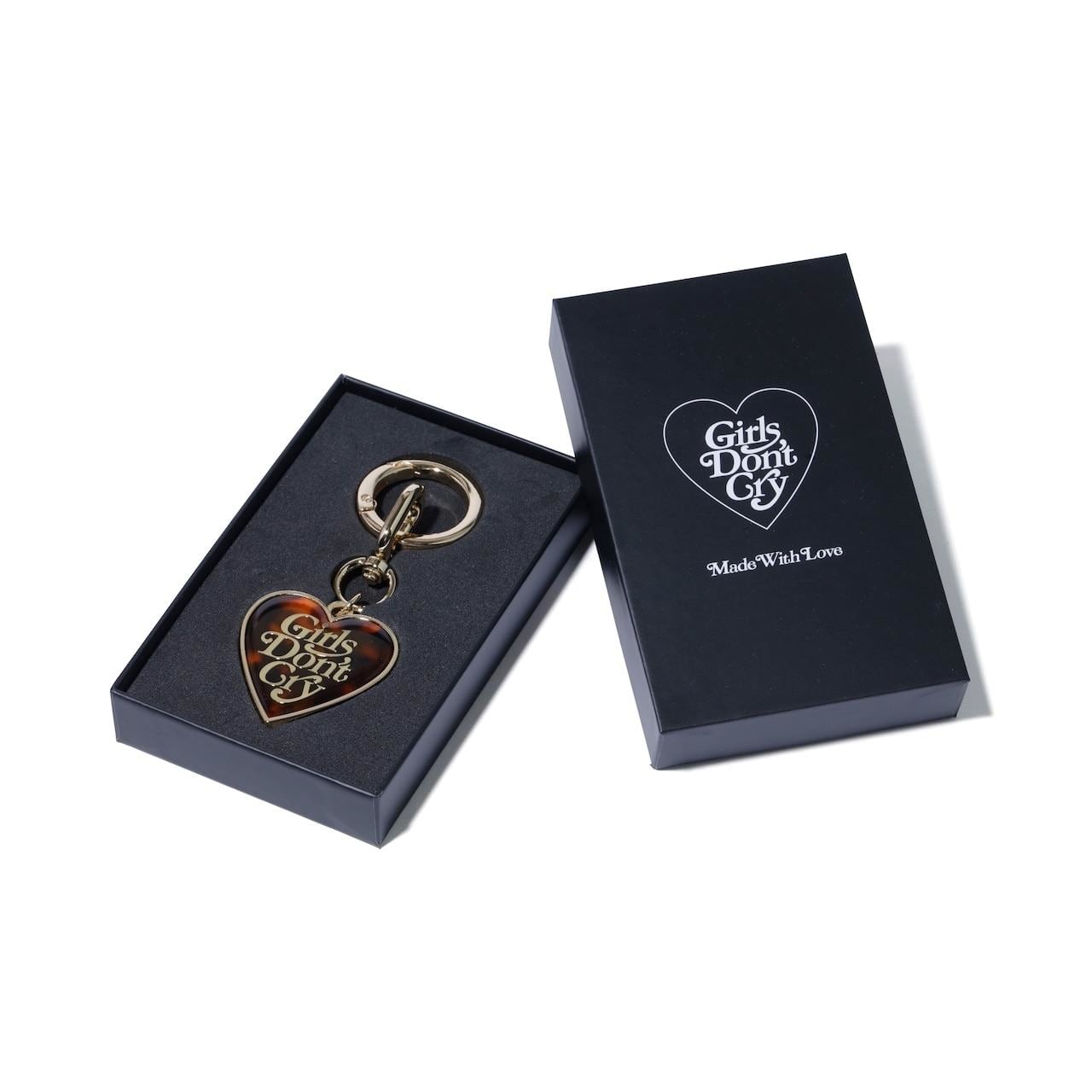 送料込　GIRLS DON'T CRY KEYRING キーホルダー Girls Don't Cry Heart Keychain Pink - FW19 - US