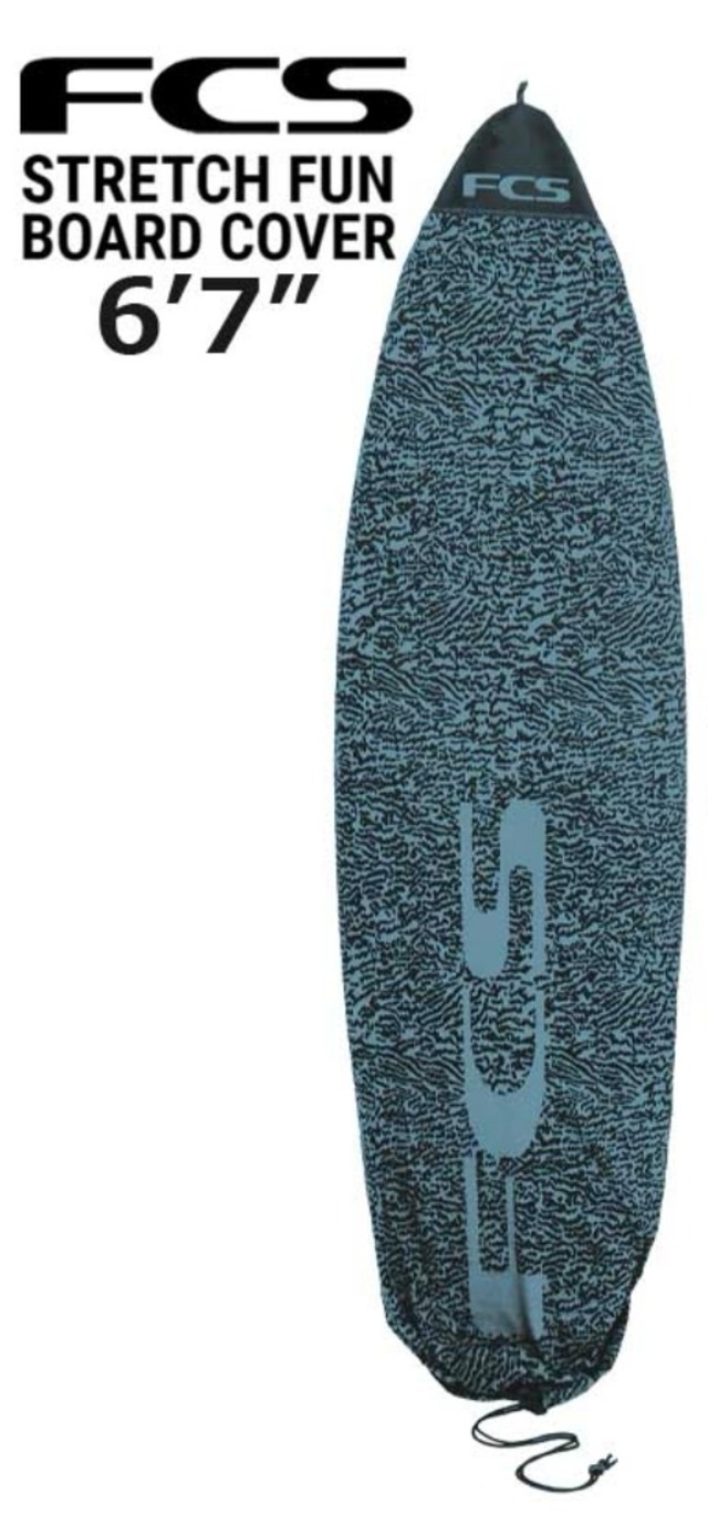 FCS 6'0  STRETCH COVER FUNBOARD  TRANQUIL-BLUE